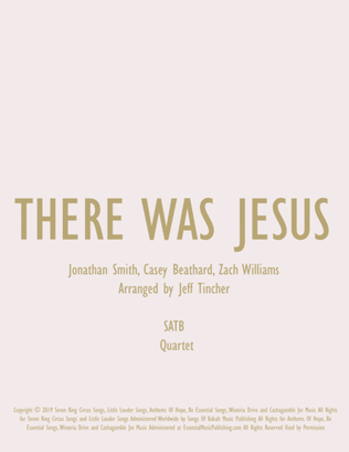 Book cover for There Was Jesus