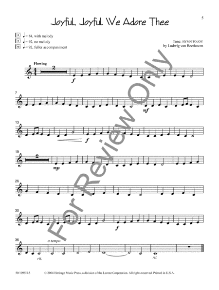 Sacred Solos for the Young Musician: Clarinet/Bass Clarinet image number null