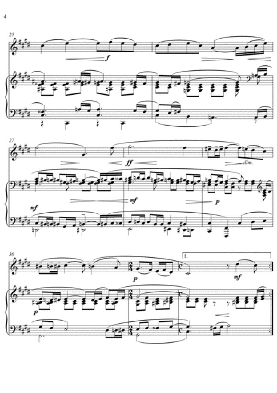 Sergei Rachmaninoff - Vocalise (Violin Solo) Sergei Rachmaninoff - Vocalise (Violin Solo) Violin Solo scores gallery preview page 4