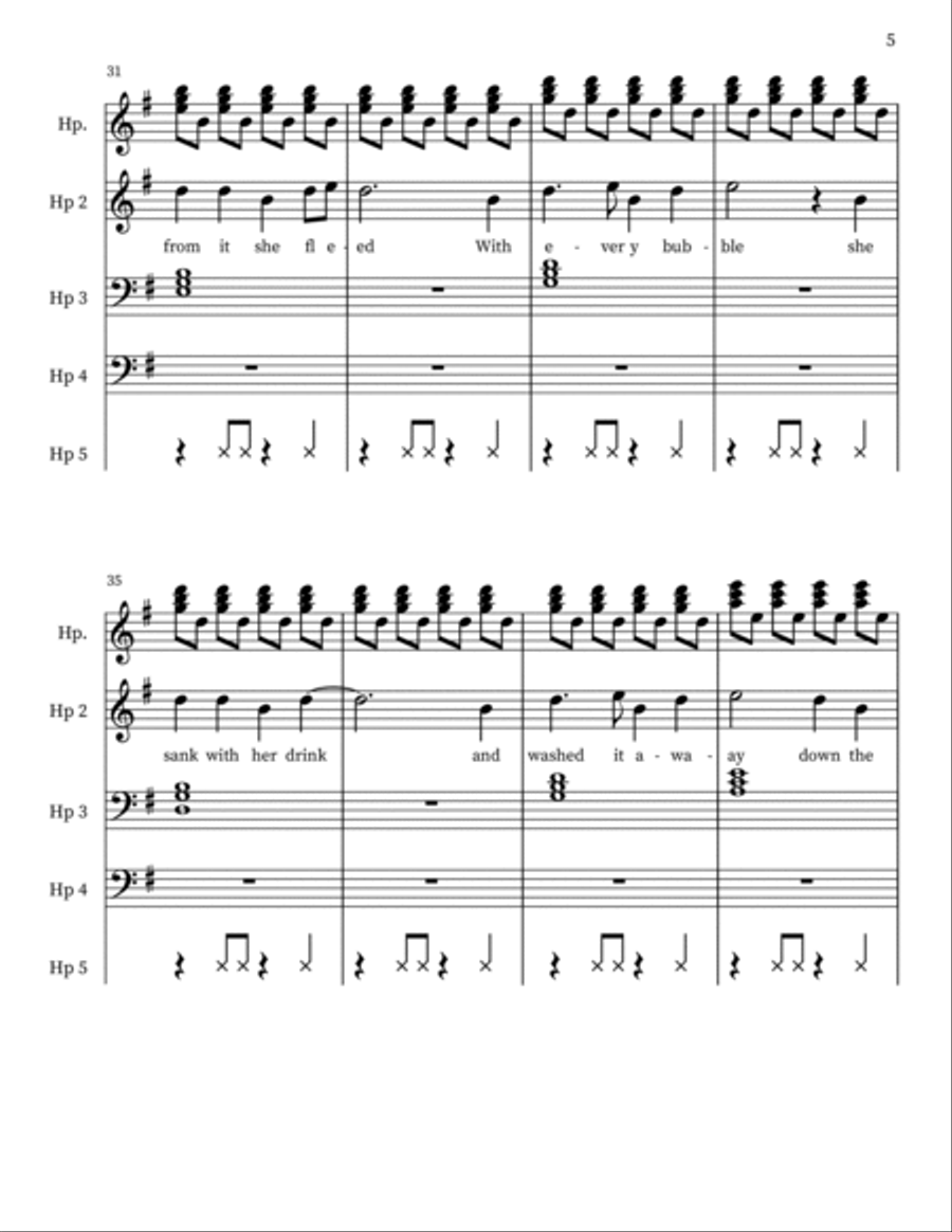 Dog Days Are Over Harp scores gallery preview page 6