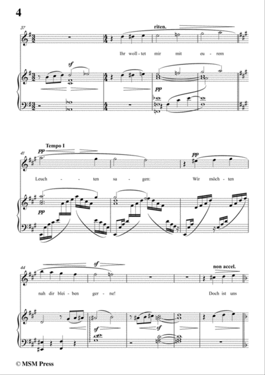 Mahler-Nun seh' ich wohl,warum so dunkle Flammen(Kindertotenlieder Nr. 2) in g minor,for Voice and P Voice scores gallery preview page 6