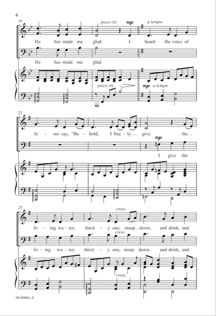 Come to Me and Rest 3-Part scores gallery preview page 4