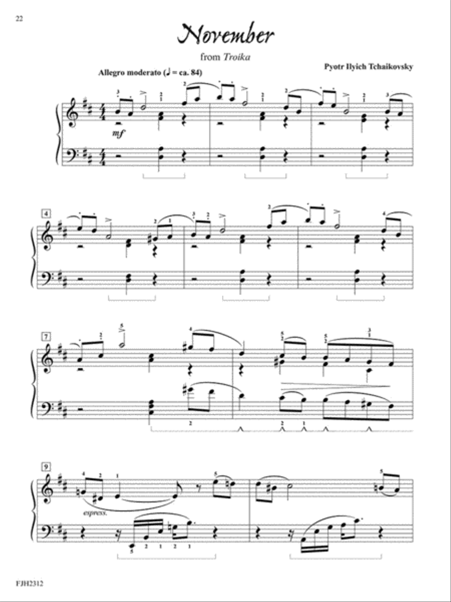 The Winter Collection The Winter Collection Piano Method scores gallery preview page 4