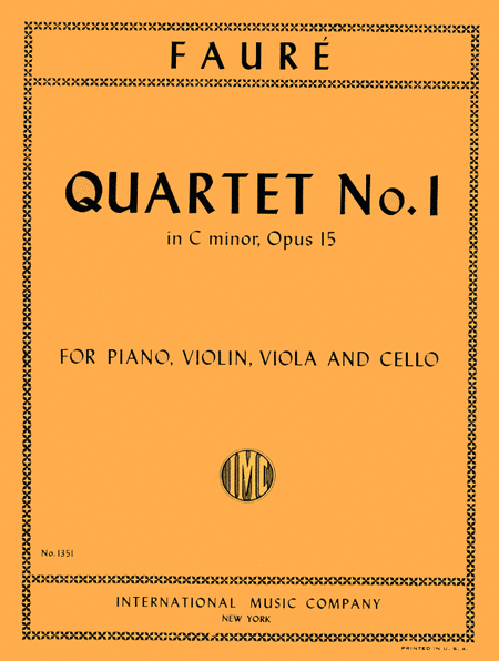 Quartet No. 1 in C minor, Op. 15
