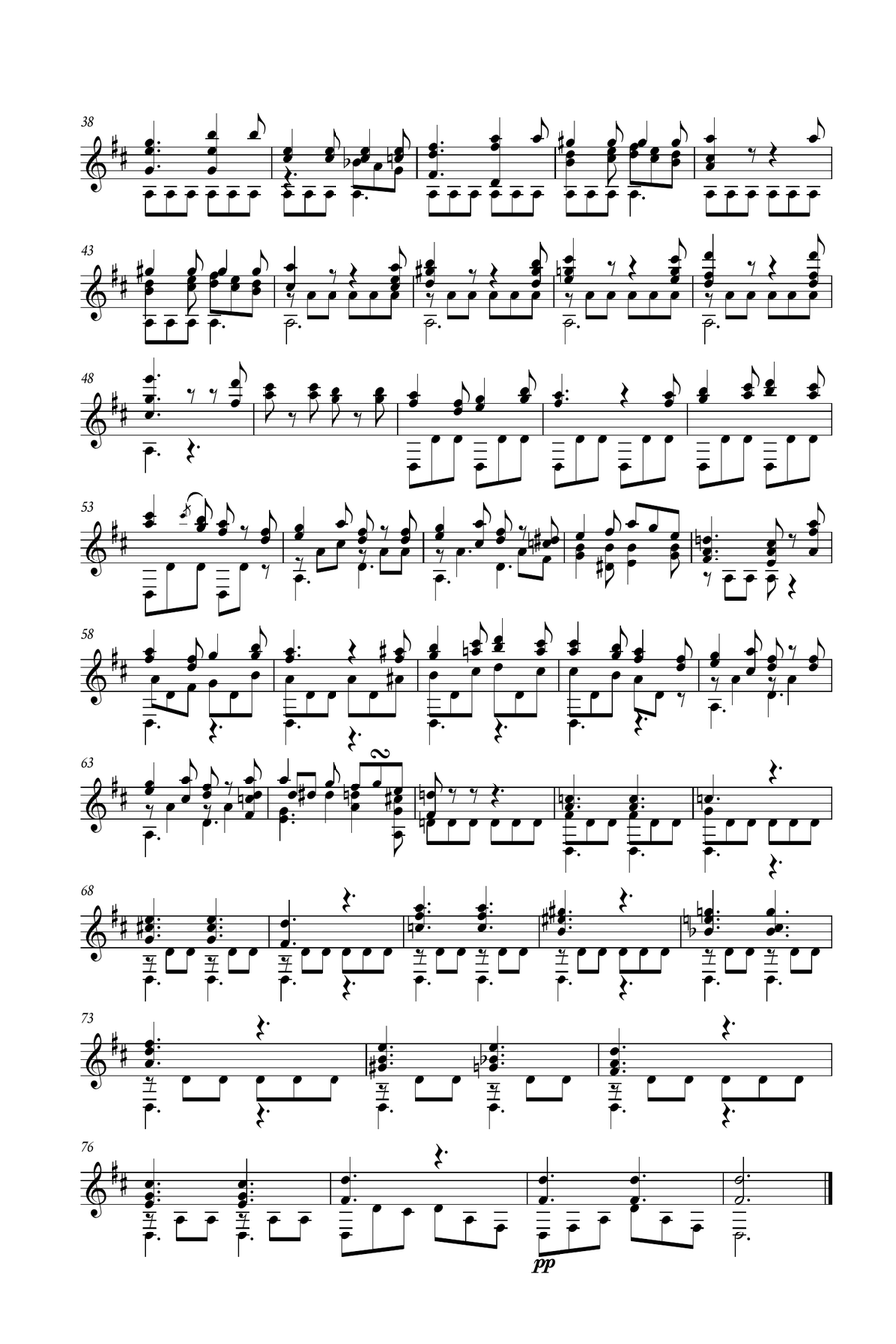 Six Divertimenti - Opus 01 Acoustic Guitar scores gallery preview page 5