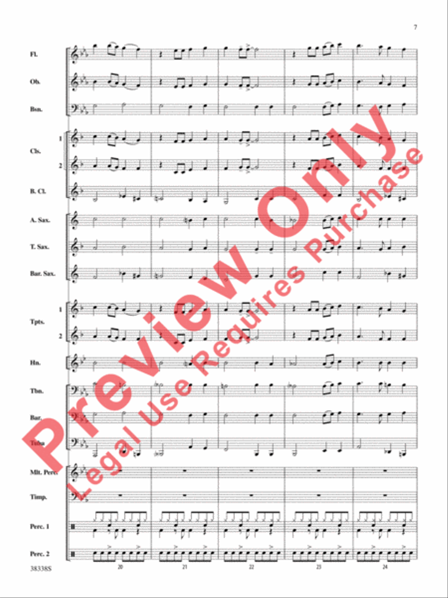 Joyful Time Concert Band scores gallery preview page 8