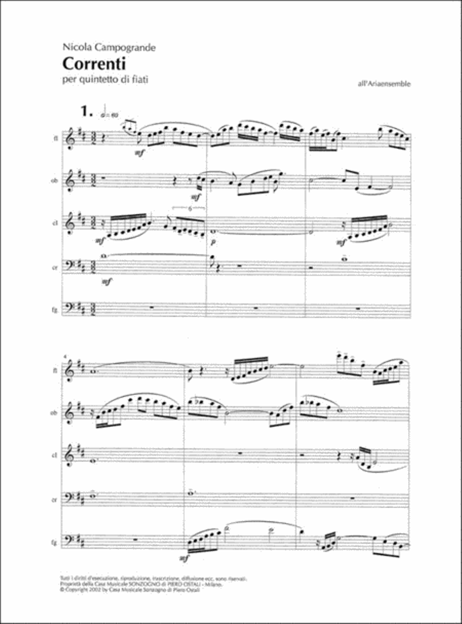 Correnti Correnti Woodwind Quintet scores gallery preview page 2