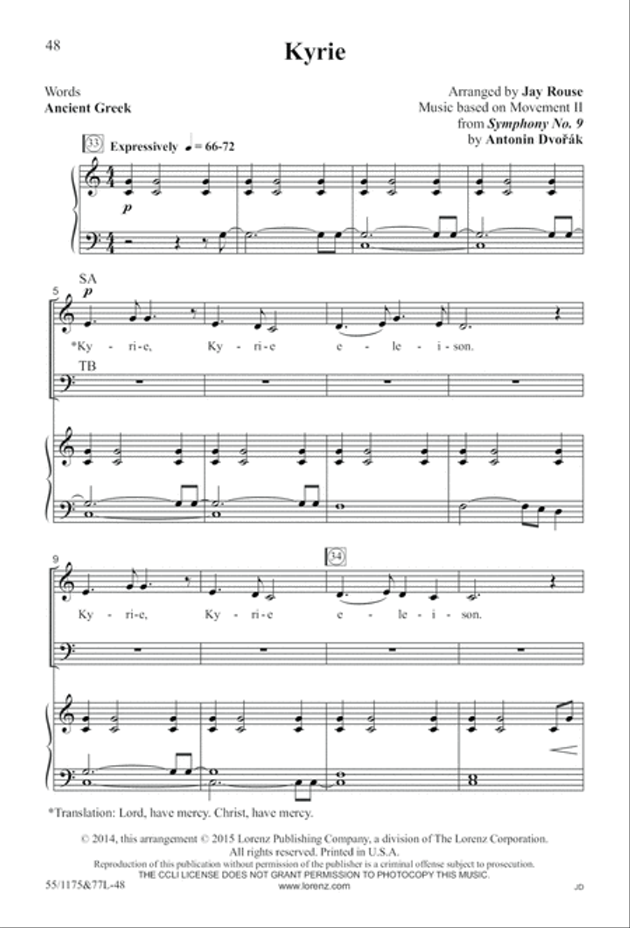 Behold the Lamb! 4-Part scores gallery preview page 49