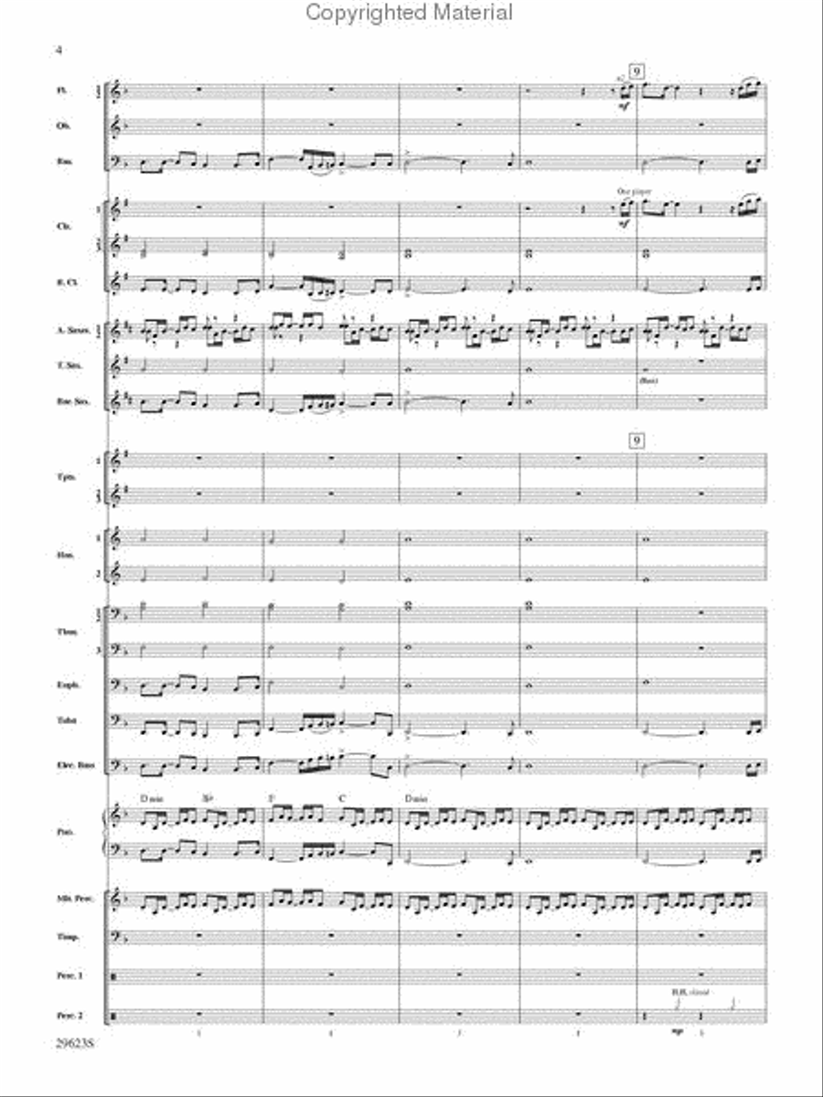 Cirque du Soleil, Concert Suite from Concert Band scores gallery preview page 3