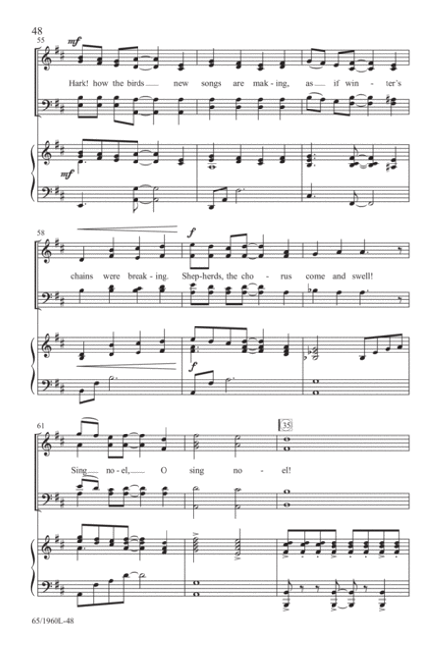 A New Birth...A New Beginning 4-Part scores gallery preview page 49
