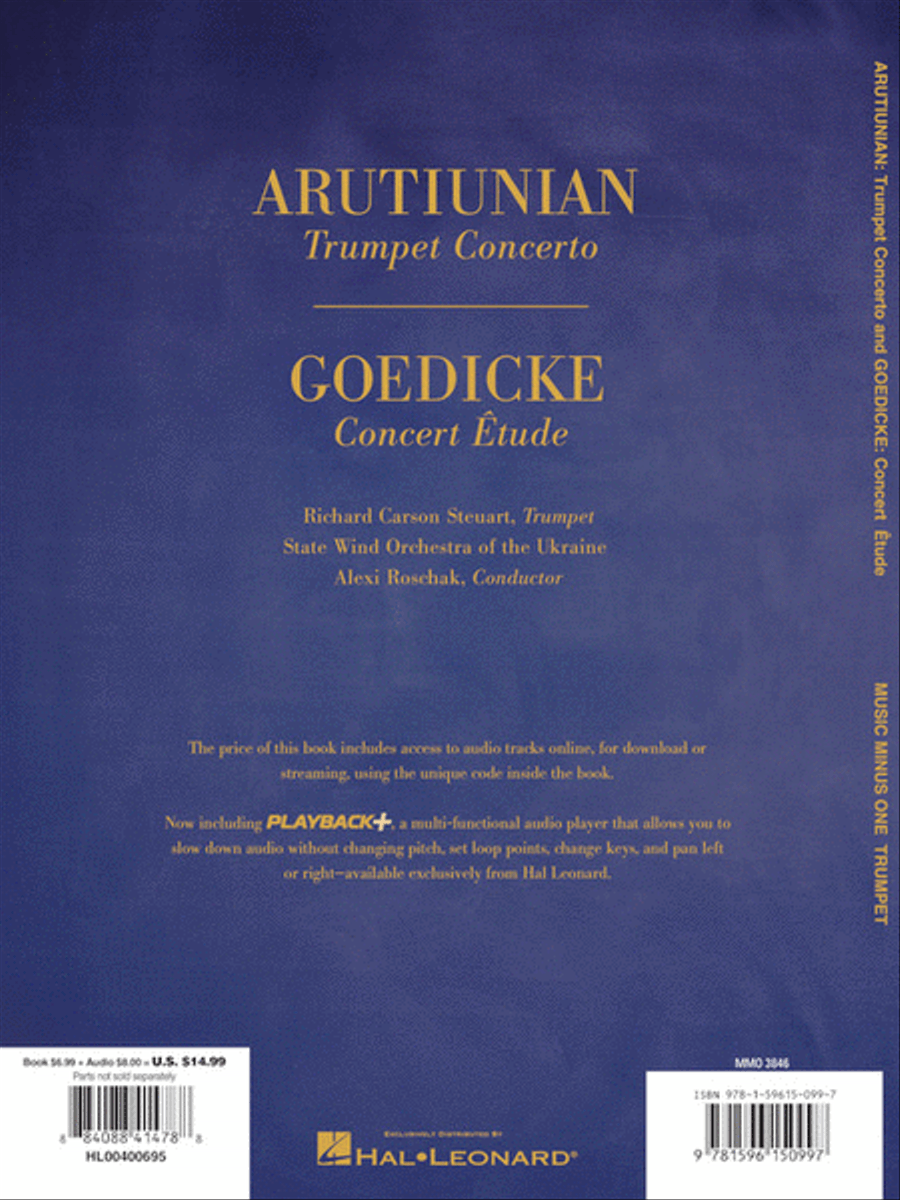 ARUTIUNIAN Concerto for Trumpet/Cornet & Concert Band / GOEDICKE Concert Etude Concert Band scores gallery preview page 5