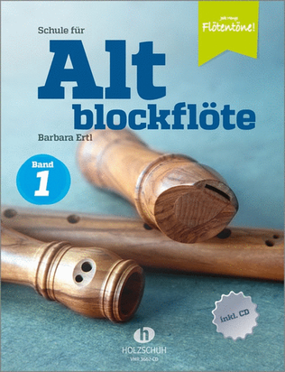 Book cover for Schule für Altblockflöte (mit CD-Extra) Bd. 1