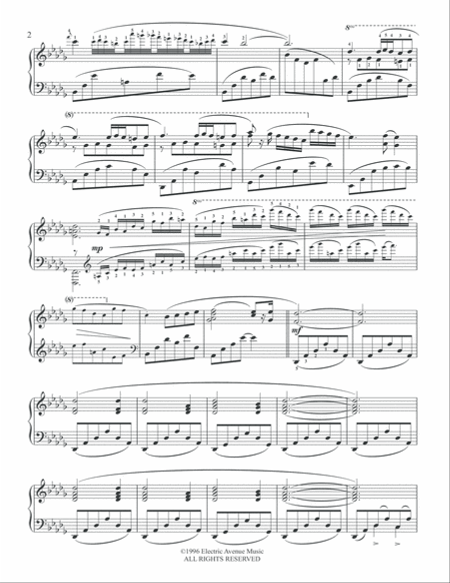 Chopin's We 3 Kings Nocturne Piano Solo scores gallery preview page 3