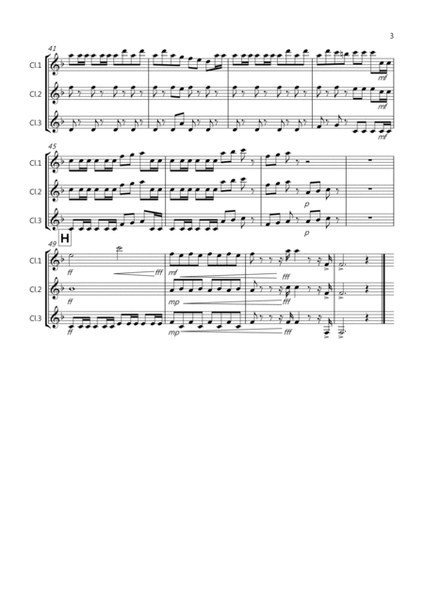William Tell Overture for Clarinet Trio image number null