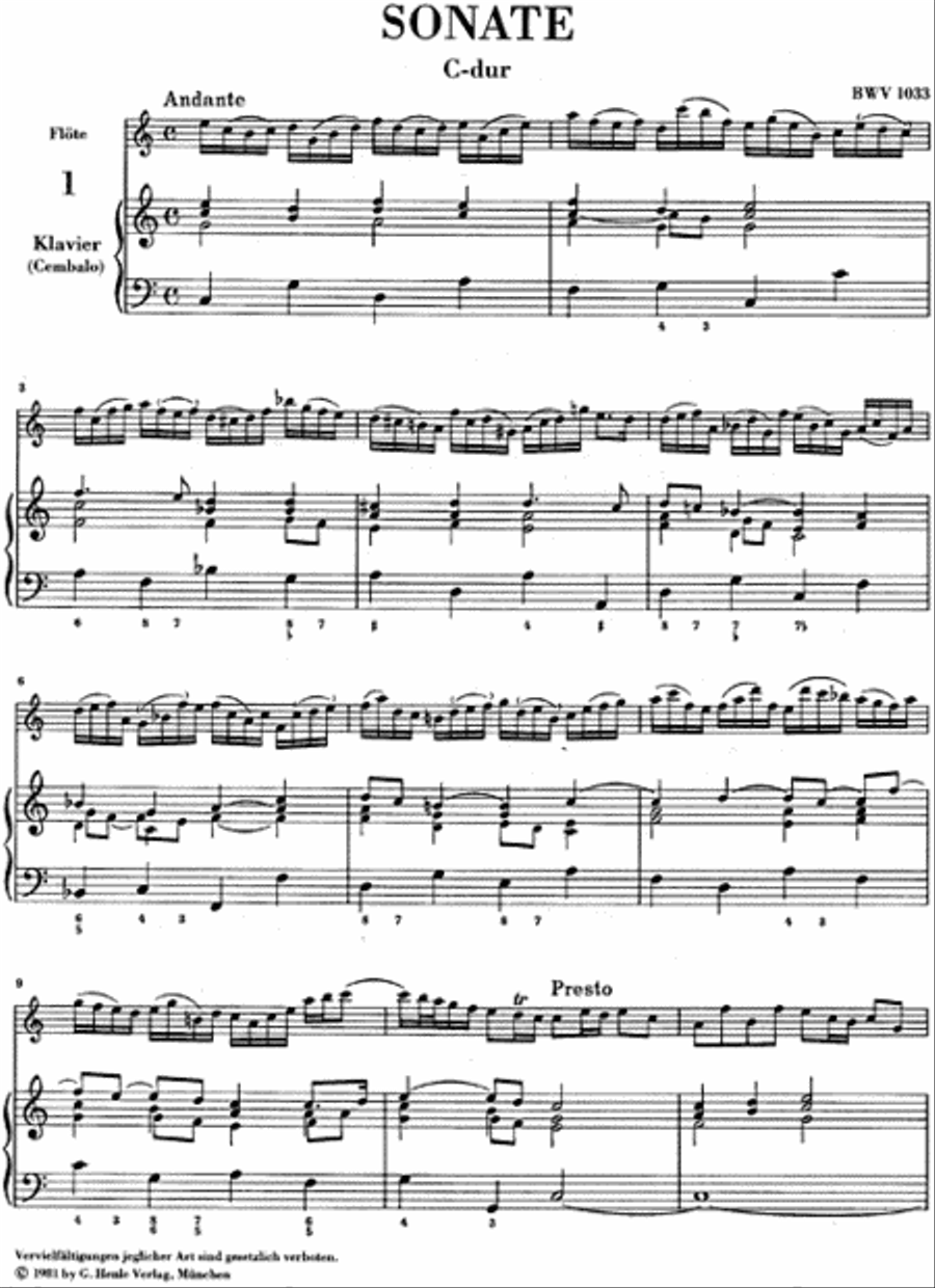 Flute Sonatas – Volume 2 Flute Solo scores gallery preview page 2