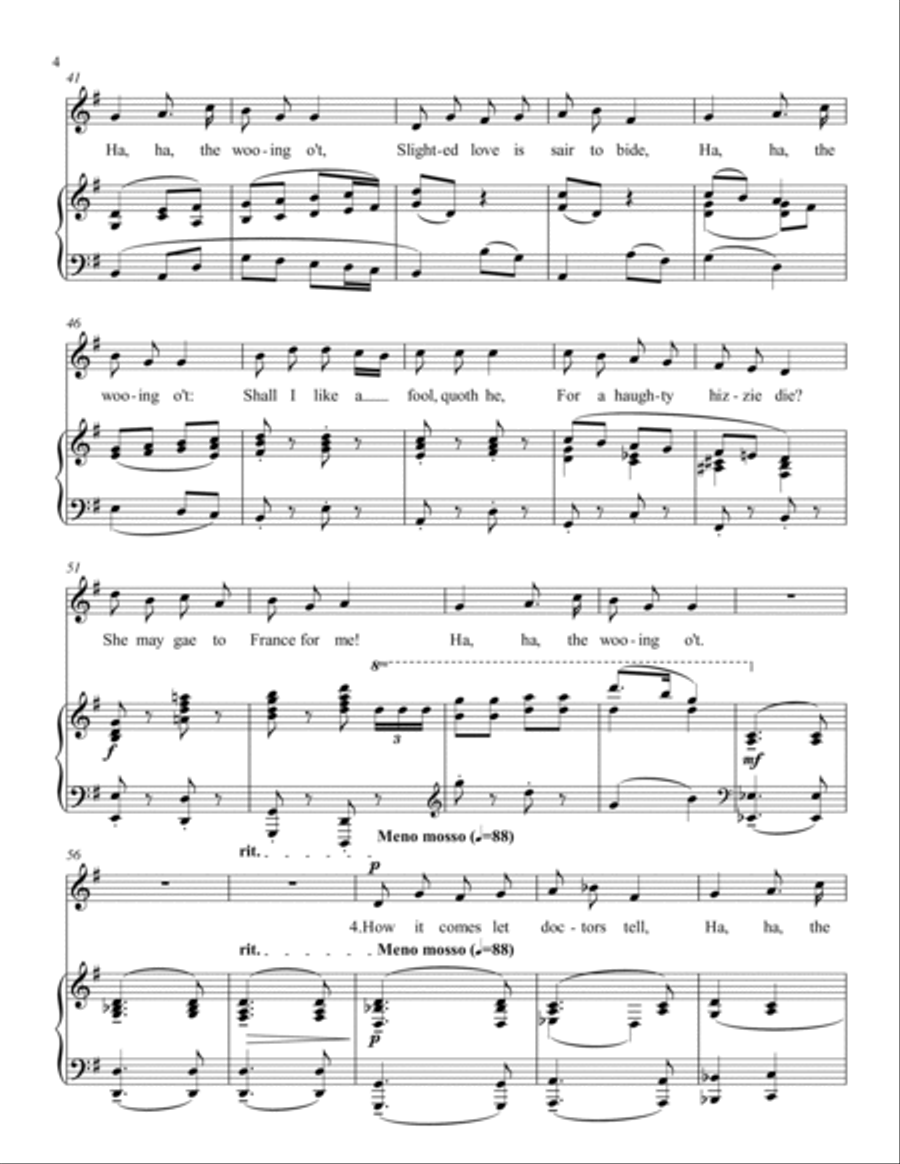 Duncan Gray in G (Burns) Voice scores gallery preview page 4