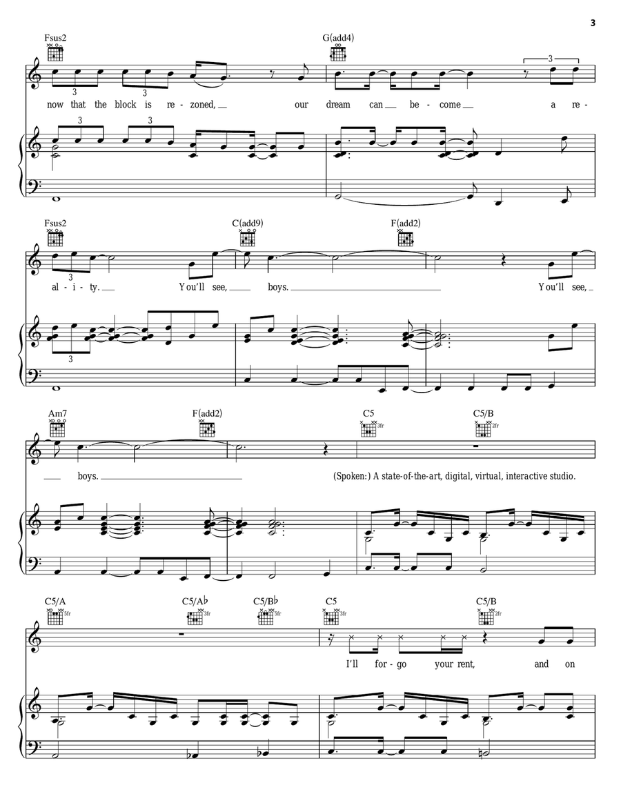 You'll See Piano, Vocal, Guitar scores gallery preview page 3