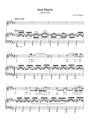 Ave Maria Schubert - Soprano in B