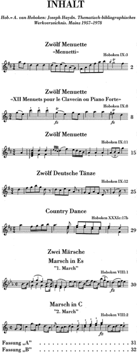 Dances and Marches for Piano