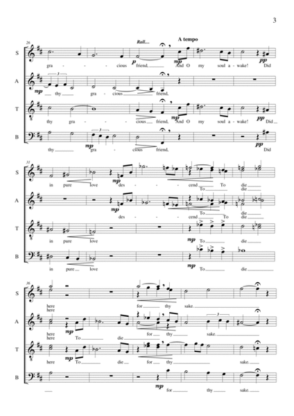 My soul, there is a country - Sacred Anthem for Choir SATB a cappella image number null