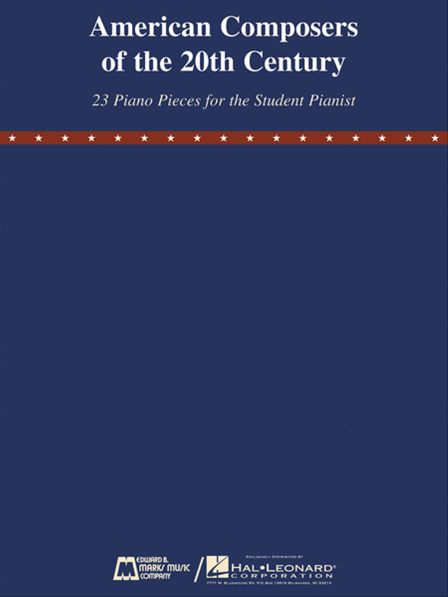 American Composers of the 20th Century Piano Solo scores gallery preview page 1