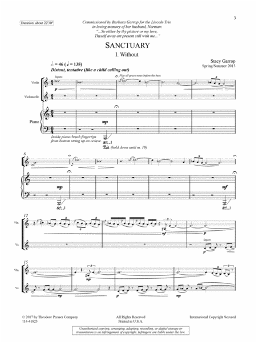 Sanctuary Piano Trio scores gallery preview page 2