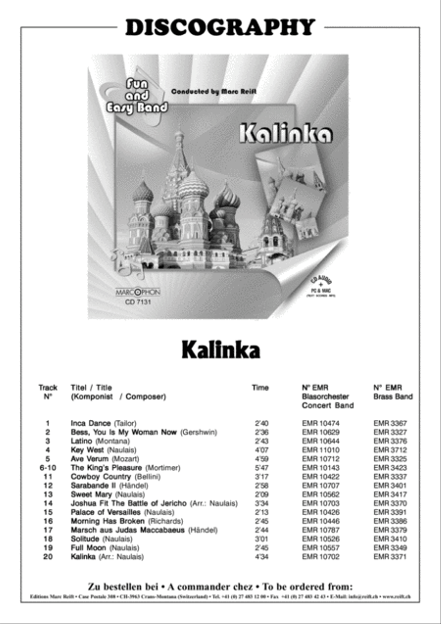 Inca Dance Concert Band scores gallery preview page 3