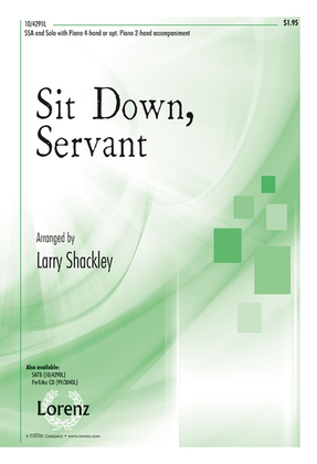 Book cover for Sit Down, Servant