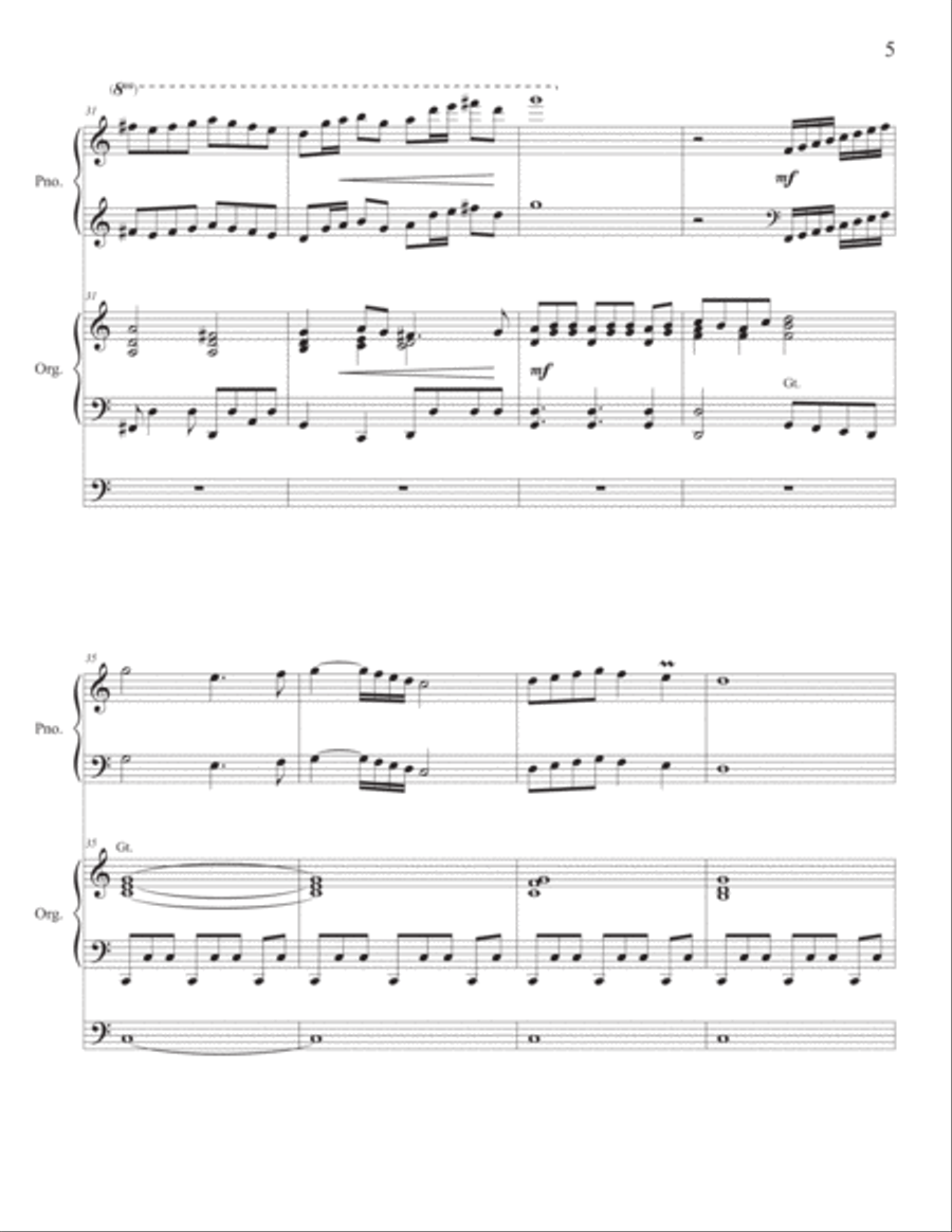 Thine Be the Glory Thine Be the Glory Piano scores gallery preview page 5