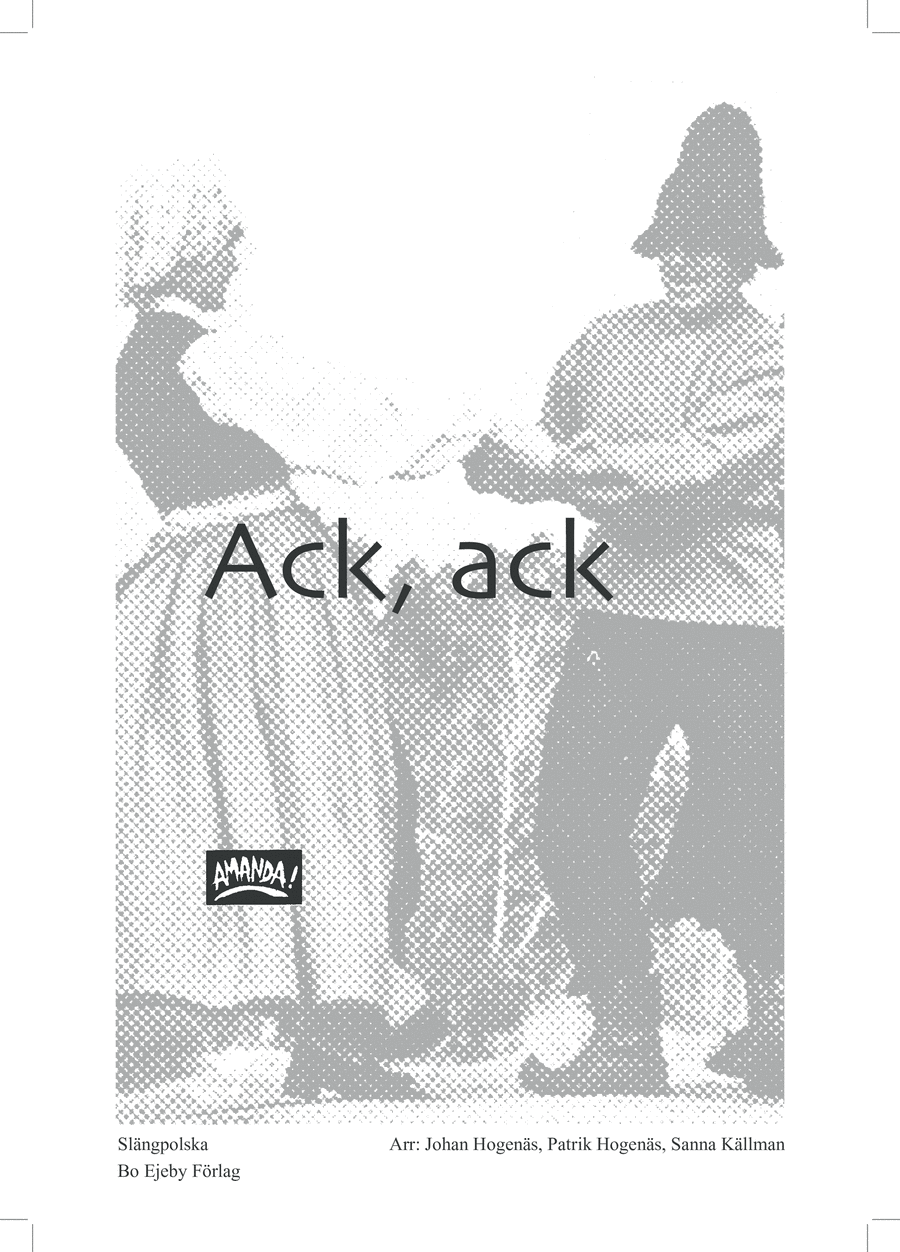 Ack, ack Choir scores gallery preview page 1