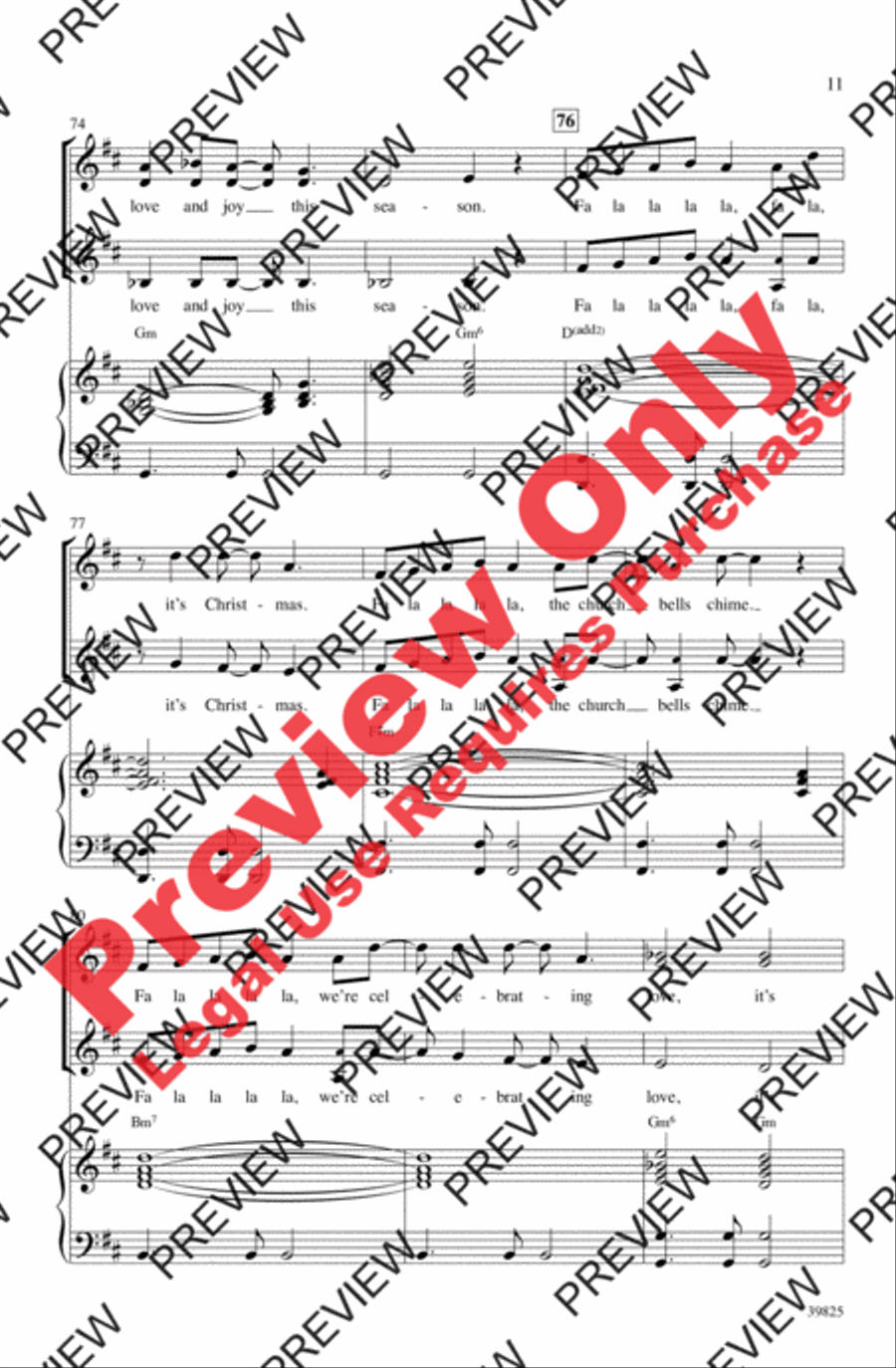 Falala Falala Women's Choir scores gallery preview page 11