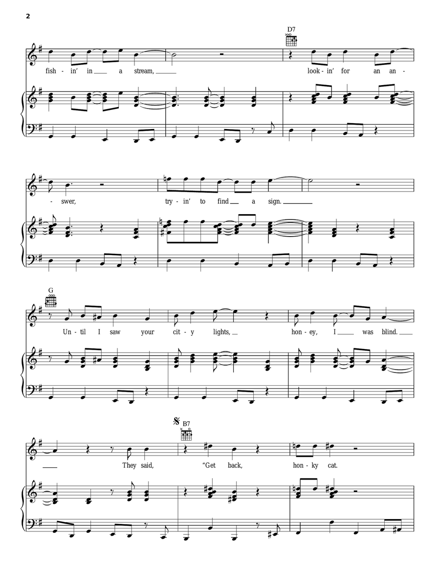 Honky Cat Acoustic Guitar scores gallery preview page 2