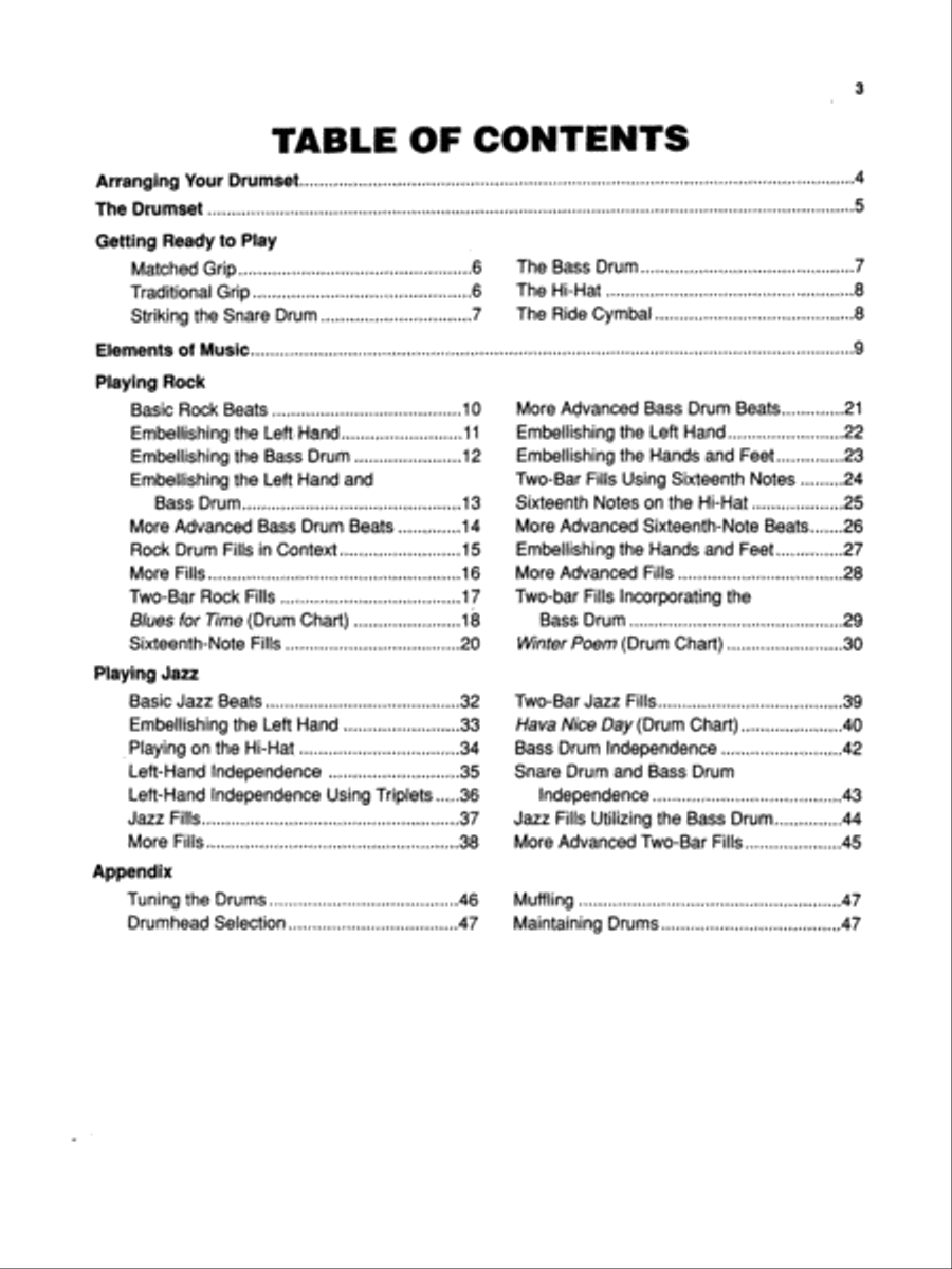 Alfred's Beginning Drumset Method Percussion scores gallery preview page 4
