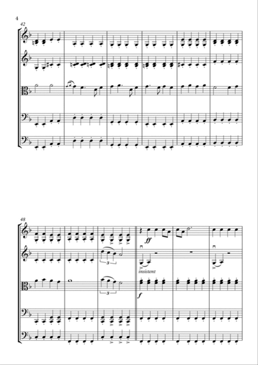Mr. Blue Sky Mr. Blue Sky String Orchestra scores gallery preview page 4