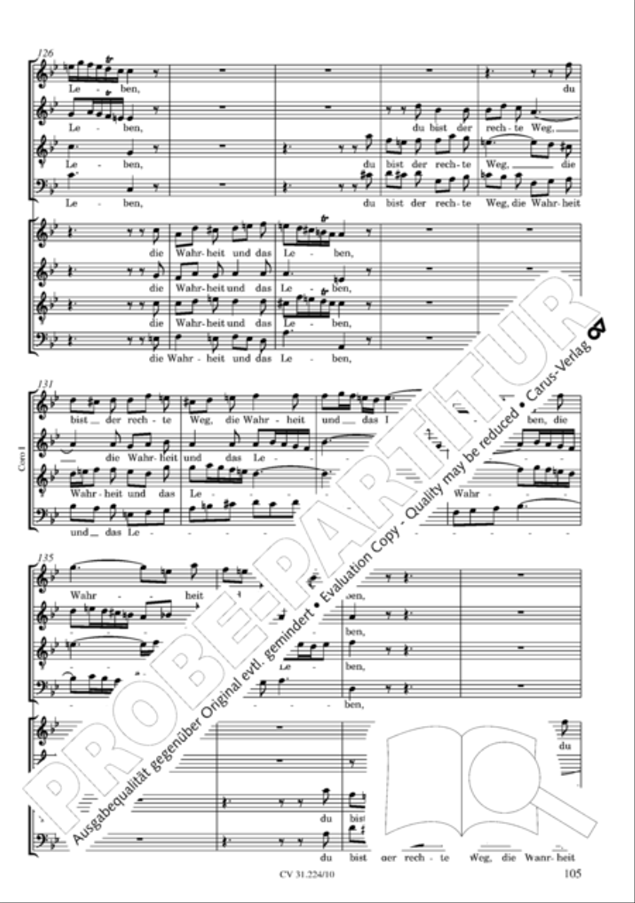 The complete motets (without Bc) Choir scores gallery preview page 112