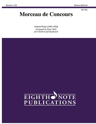 Book cover for Morceau de Concours