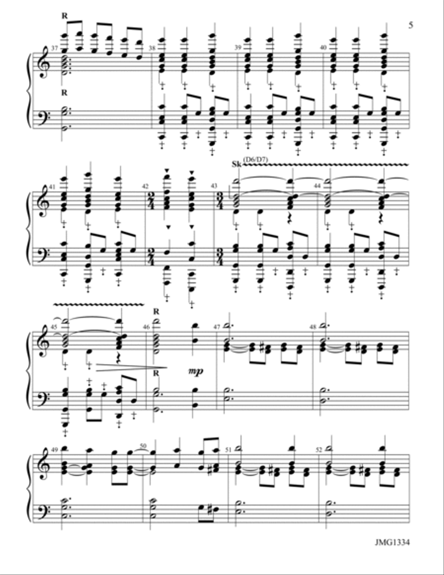 Alleluia! Hear the Bells Ringing! Handbell Choir scores gallery preview page 5