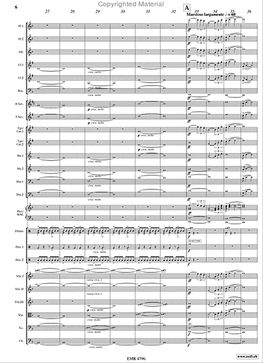 The Last Of The Mohicans Orchestra scores gallery preview page 6