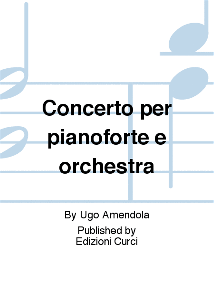 Concerto per pianoforte e orchestra