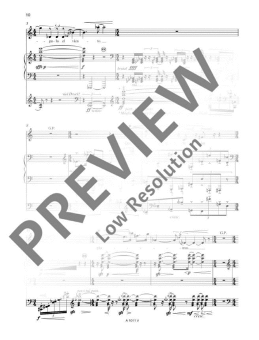 Siete Textos de Miguel Angel Bustos Cello scores gallery preview page 11