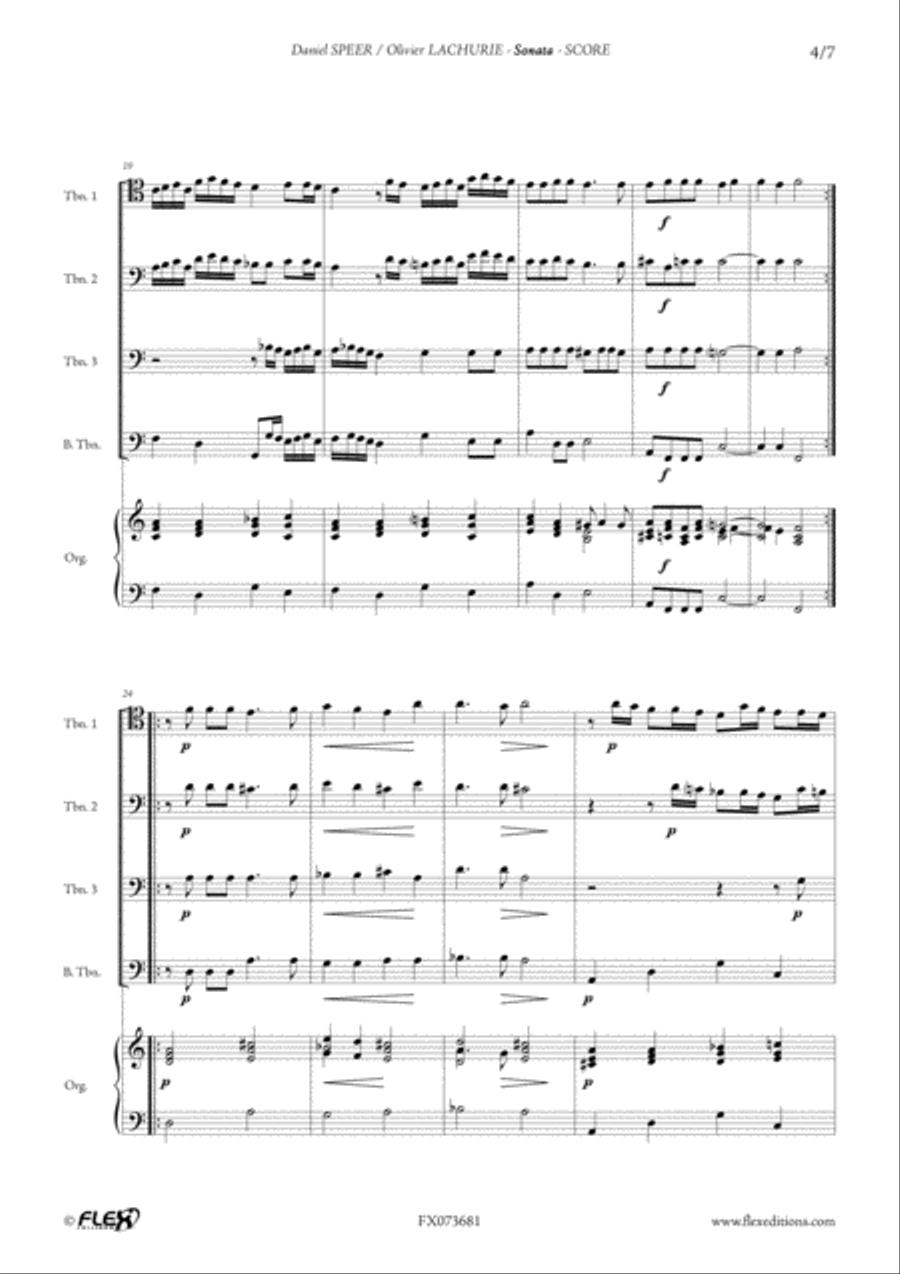 Sonata Trombone scores gallery preview page 4