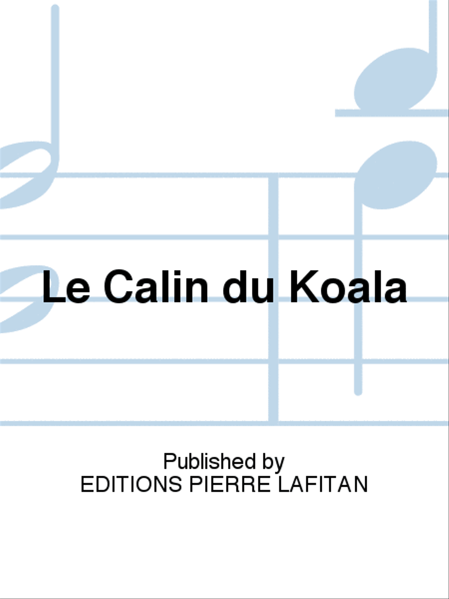 Le Câlin du Koala Violin Solo scores gallery preview page 1