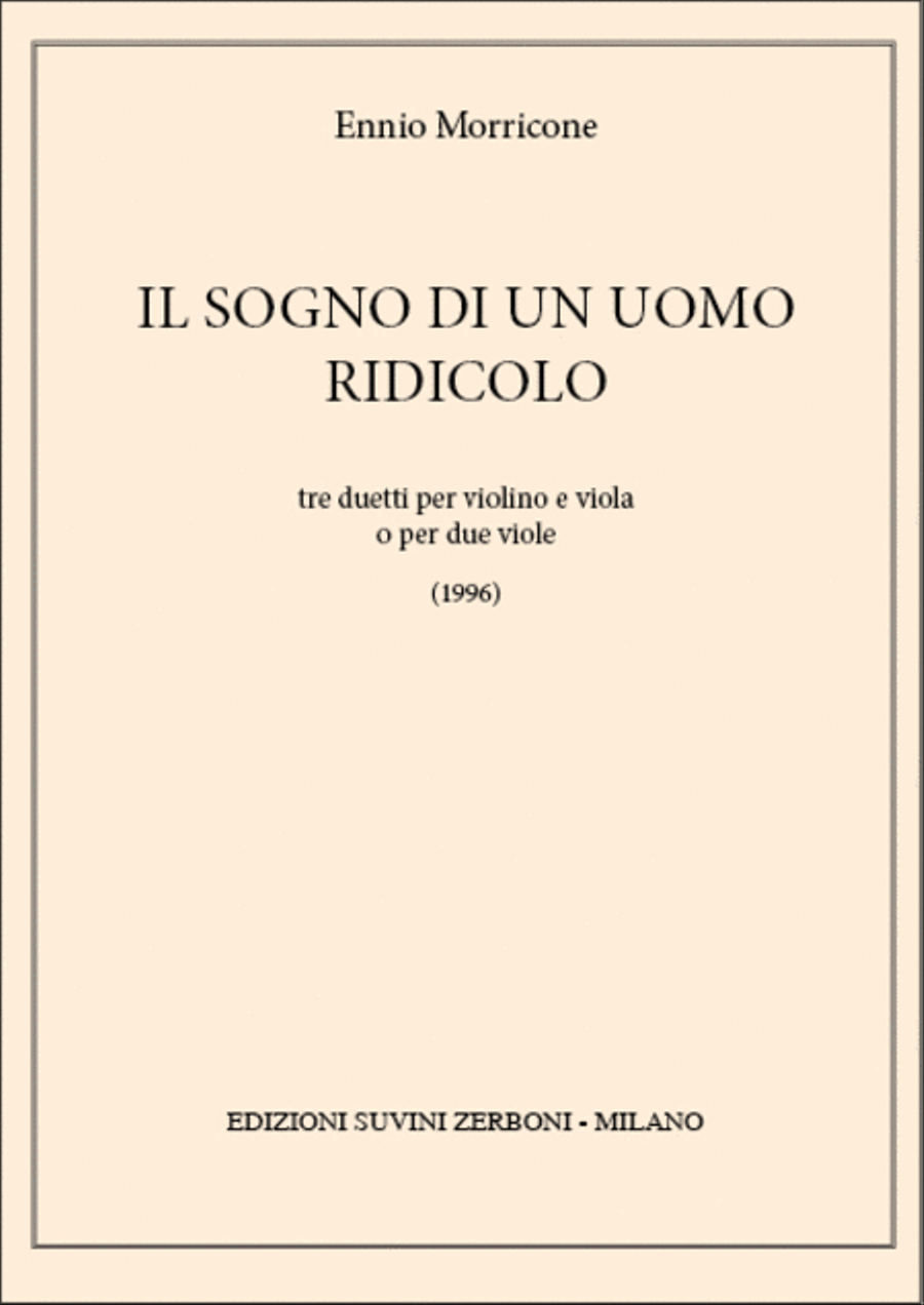 Sogno Di Un Uomo Ridicolo Viola scores gallery preview page 1