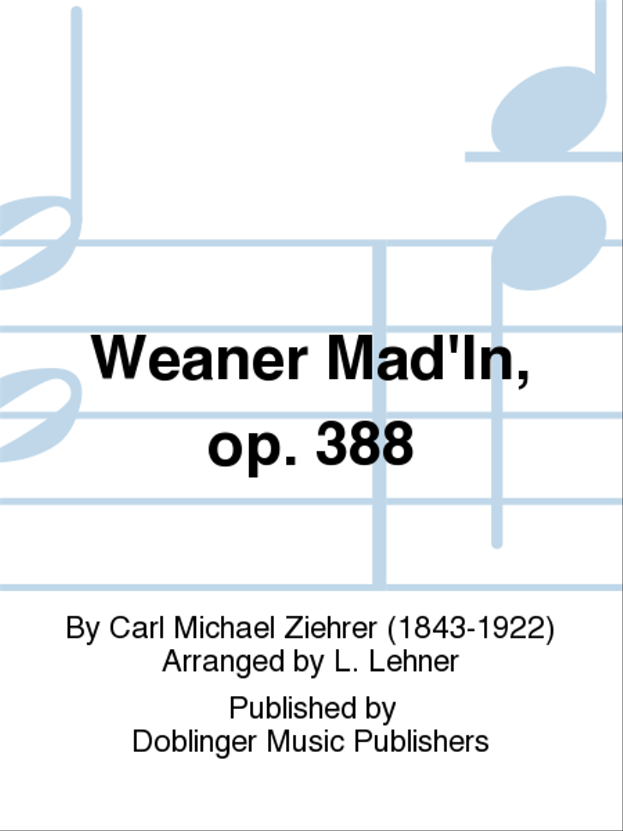 Weaner Mad'ln op. 388 String Orchestra scores gallery preview page 1