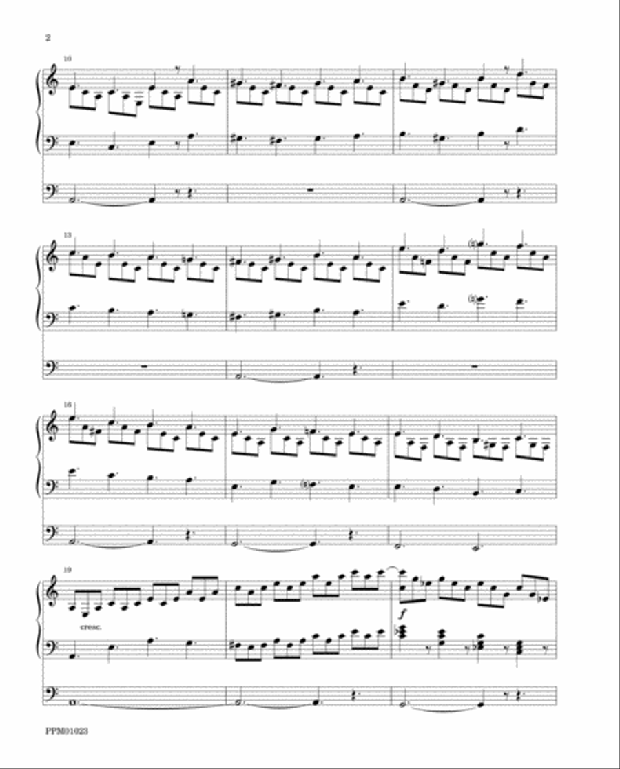 Toccata in A Minor Organ scores gallery preview page 4