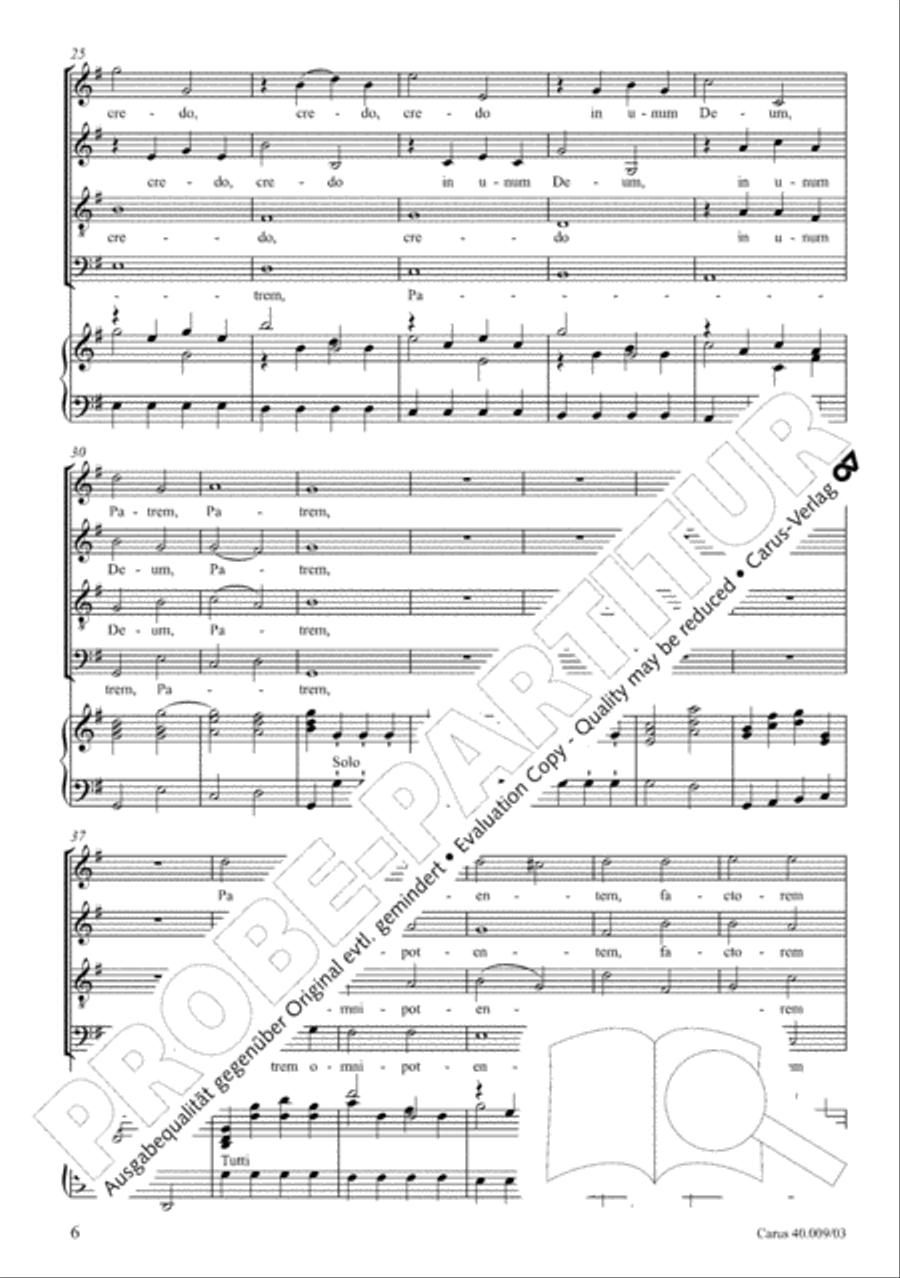 Credo in G SA scores gallery preview page 7