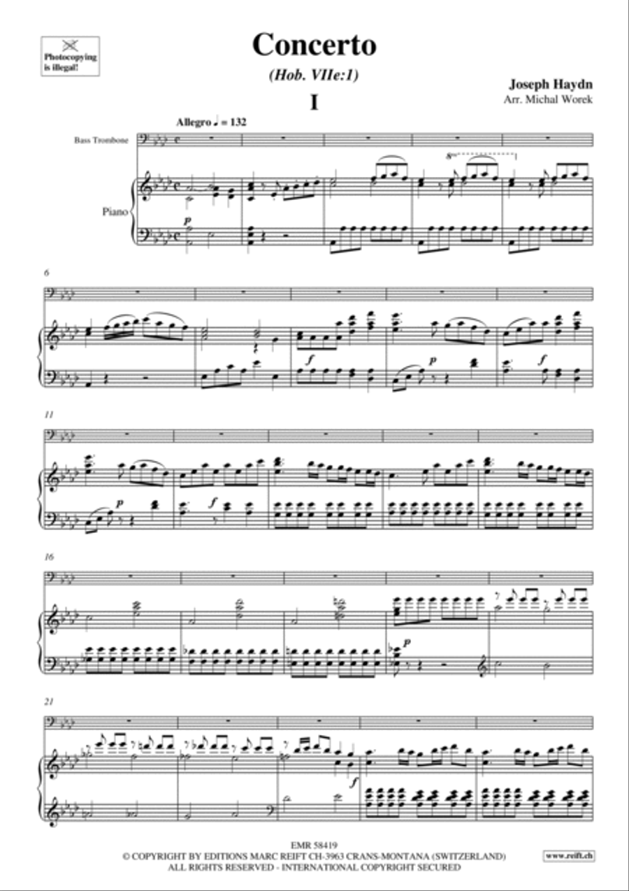 Concerto Bass Trombone scores gallery preview page 4