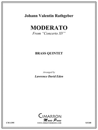 Book cover for Moderato from Concerto XV
