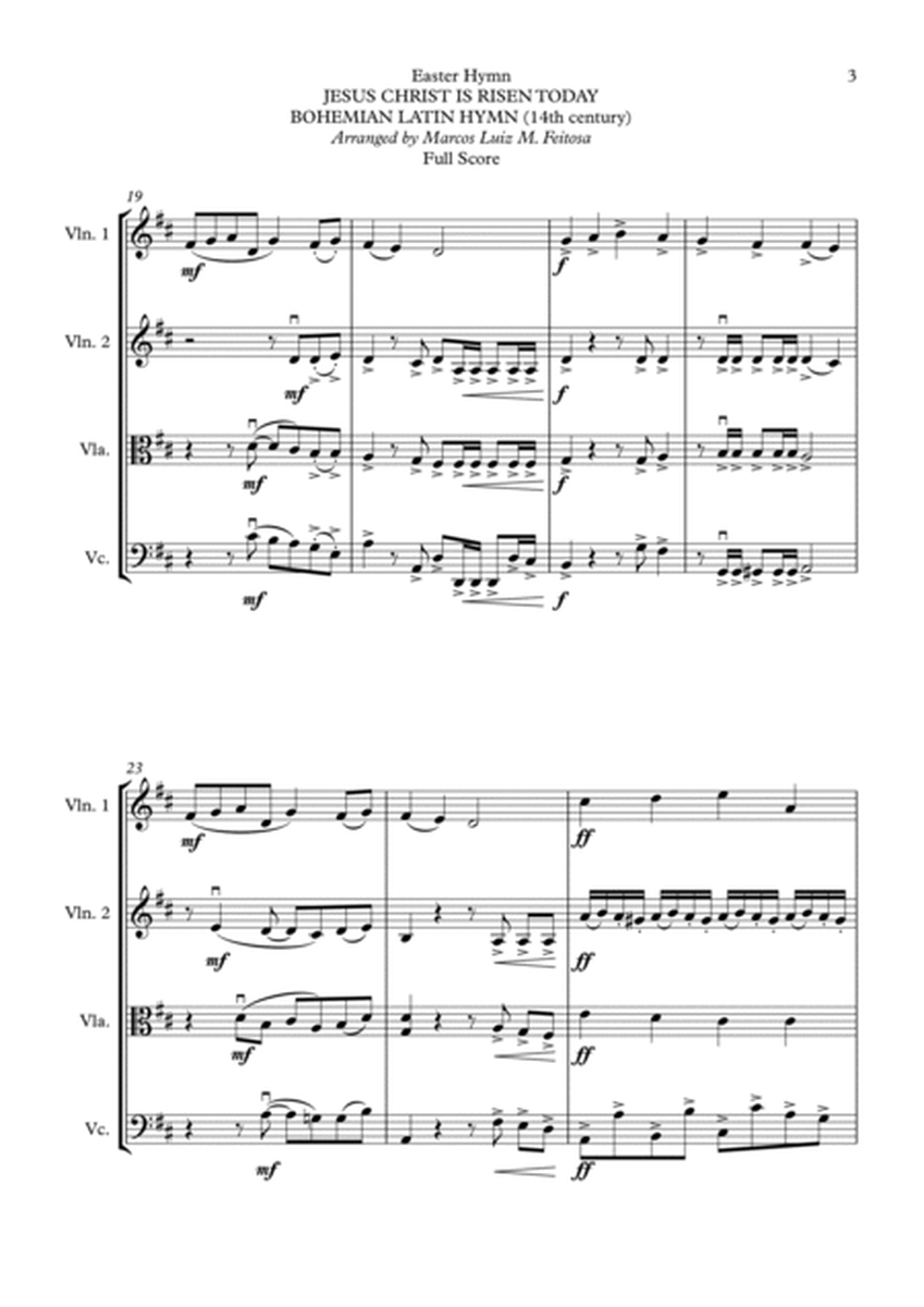 Easter Hymn Collection (with five songs) BOOK 1 - String Quartet image number null