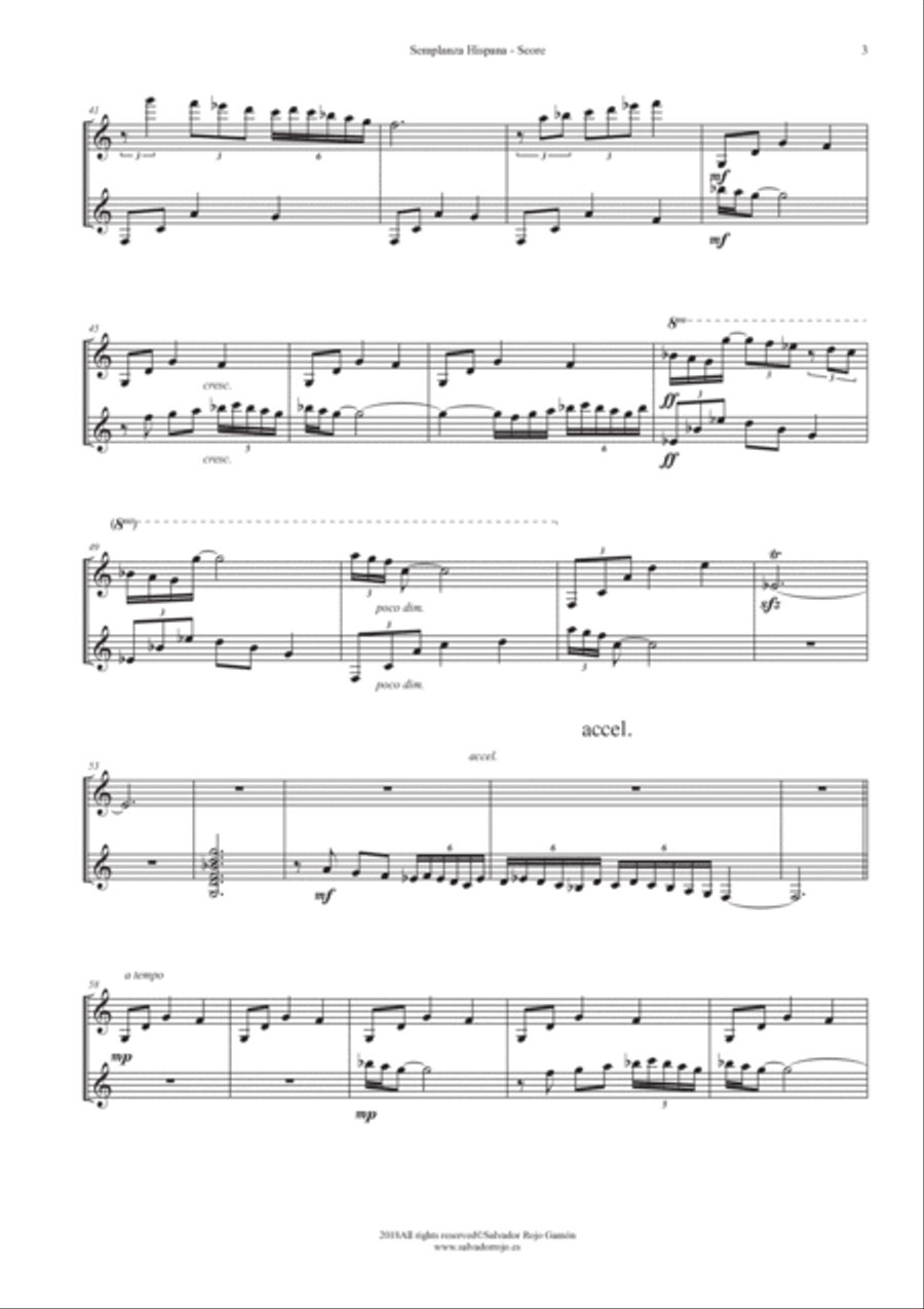 Semblanza Hispana Chamber Music scores gallery preview page 3